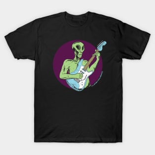 Alien Guitar Player T-Shirt